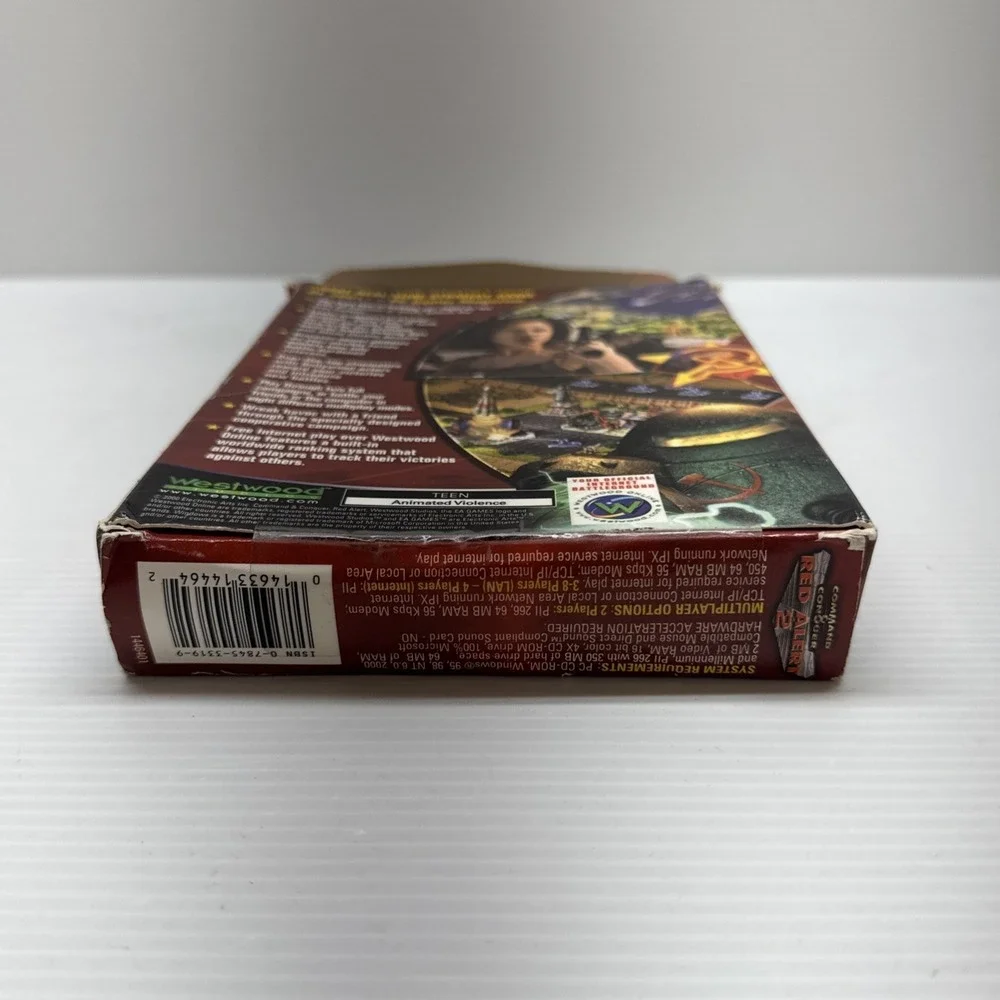 Command & Conquer: Red Alert 2 BOX PC Win 95 CD-Rom Westwood - BOX & Insert ONLY